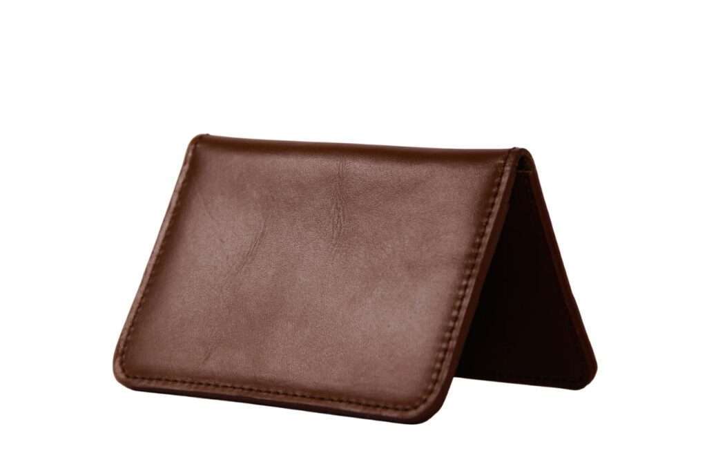 Classic Brown Leather Passport Cover – 100% Genuine Cow Leather