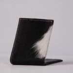 Cowhide Fur Bifold Wallet – Black & White | 100% Genuine Cowhide