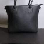 Ladies Black Leather Carryall – 100% Genuine Cow Leather