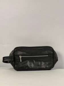 modern black leather belt bag 100 genuine cow leather 2