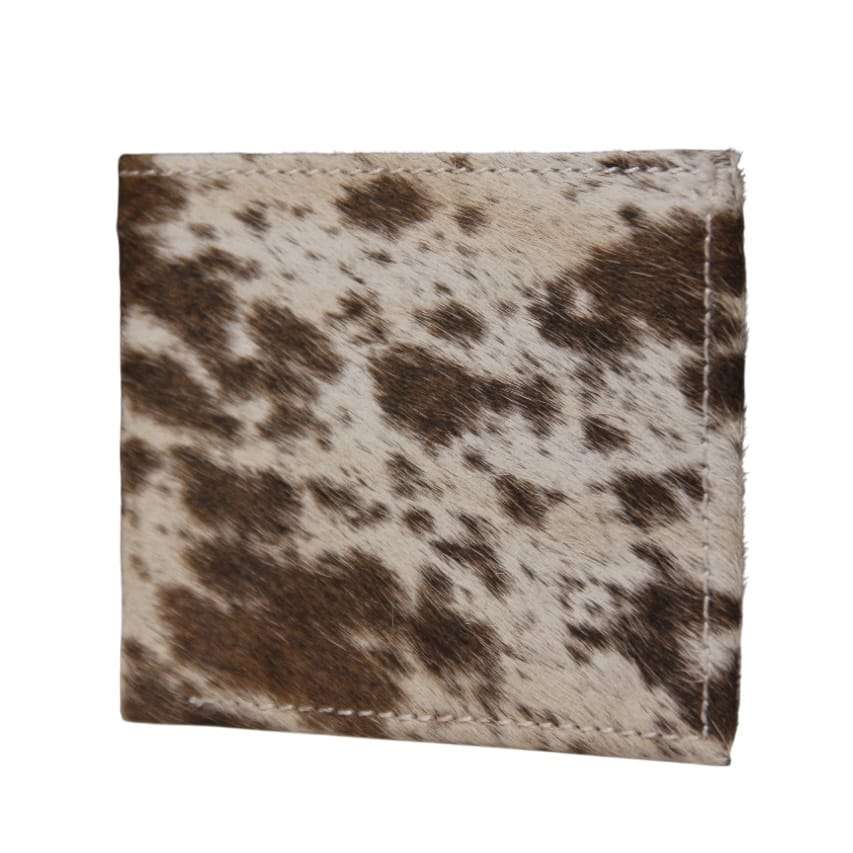 Spotted Cowhide Hair-On Short Wallet – Genuine Hair-On Leather